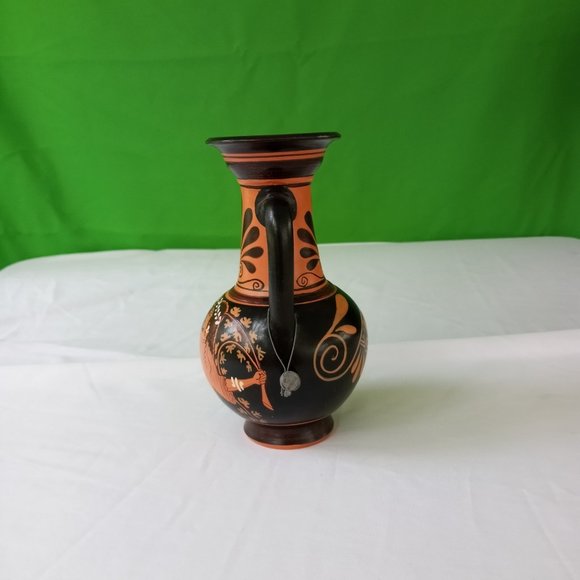 NWOT Hand Made Pottery Jug Copy of Classical Period 440 BC- - Picture 3 of 12